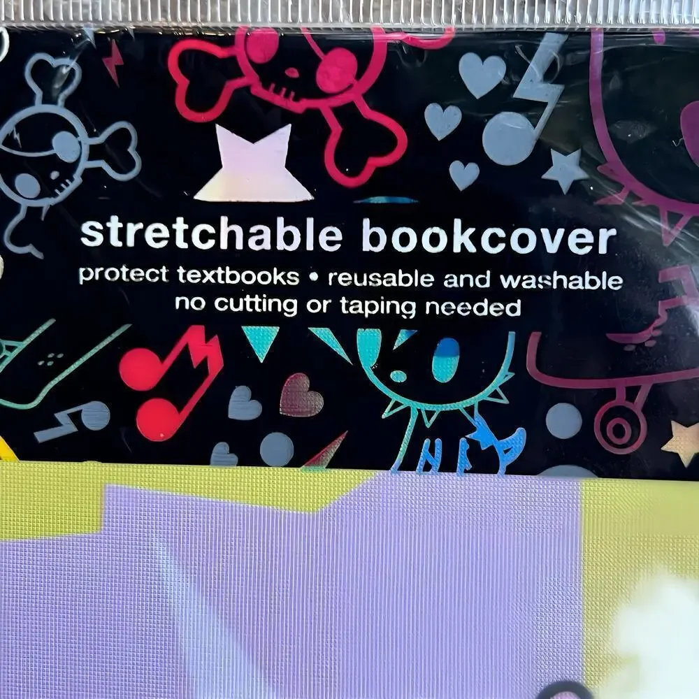 Tokidoki Punkstar Maxx School Supplies 2 Jumbo Book Cover Washable Stretchable